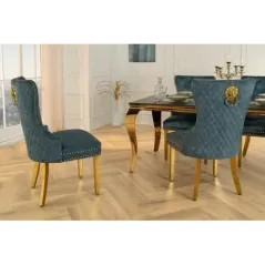 Invicta Krzesło CASTLE z uchwytem w kształcie głowy lwa / 46147