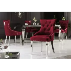 Invicta Krzesło CASTLE DELUXE z uchwytem w kształcie głowy lwa 53cm / 40472