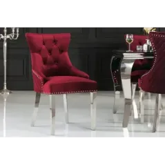 Invicta Krzesło CASTLE DELUXE z uchwytem w kształcie głowy lwa 53cm / 40472