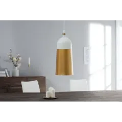 Invicta Lampa wisząca MODERN CHIC białe złoto / 37701