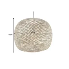 Invicta Lampa wisząca ORGANIC LIVING bambus naturalny  45cm / 40589