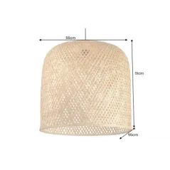 Invicta Lampa wisząca ORGANIC LIVING bambus naturalny 55cm / 40583