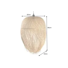 Invicta Lampa wisząca ORGANIC LIVING bambus naturalny 65cm / 40575