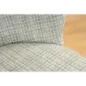 Invicta Krzesło LYON niebieska krata bouclé 54cm / 44959