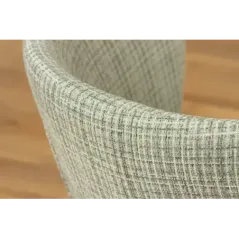IInvicta Krzesło LYON niebieska krata bouclé 54cm / 44958