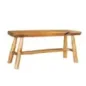 Invicta Ławka ROOT drewno tekowe w kolorze naturalnego brązu 100 cm / 44709