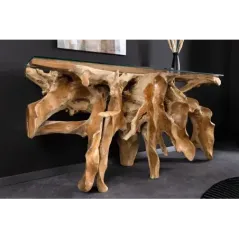 Invicta Konsola ROOT Stojak z drewna tekowego bez szklanej płyty 150cm / 44121