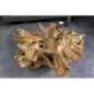 Invicta Stół kawowy ROOT Stojak z drewna tekowego bez szklanej płyty 100cm / 44120