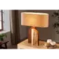 Invicta Lampa stołowa LOVERS naturalny klosz z drewna deszczowego 60cm / 46649