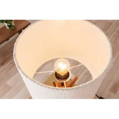 Invicta Lampa stołowa JEWELRY z naturalnego drewna mangostanu 60cm / 46649