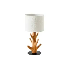 Invicta Lampa stołowa JEWELRY z naturalnego drewna mangostanu 60cm / 46649