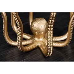 Invicta Stolik kawowy OCTOPUS z złotą lampką 50cm / 44567