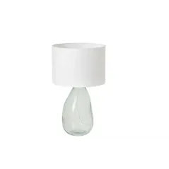 Invicta Lampa stołowa CLASSIC biały klosz ze szkła pochodzącego z recyklingu 60cm / 44495