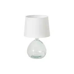 Invicta Lampa stołowa CLASSIC biały klosz ze szkła pochodzącego z recyklingu 40cm / 44494