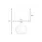 Invicta Lampa stołowa CLASSIC biały klosz ze szkła pochodzącego z recyklingu 40cm / 44494