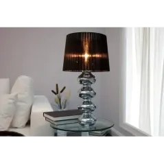 Invicta Lampa stołowa MIA czarna 60cm / 19699