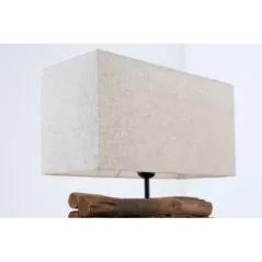 Invicta Lampa stołowa PERIFERE z drewna wyrzuconego na brzeg 35cm / 19477