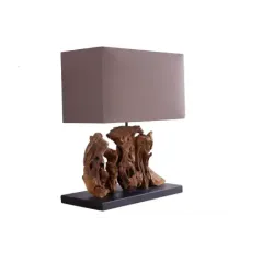 Invicta Lampa stołowa ARAGON z drewna wyrzuconego na brzeg 40cm / 20694