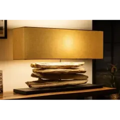 Invicta Lampa stołowa RIVERINE z drewna wyrzuconego na brzeg w kolorze naturalnym 80cm / 17326