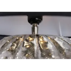 Invicta Rama lampy stołowej ABSTRAKT Srebrna bez klosza 38cm / 42249