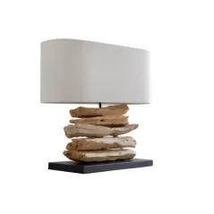 Invicta Lampa stołowa ARAGON z drewna wyrzuconego na brzeg 55cm / 36786