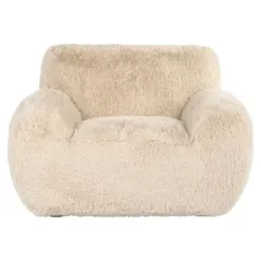 Fotel wypoczynkowy Comfy piaskowy yakety (Yakety Yak Piasek) - Richmond