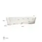 Sofa Loyd lovely kremowy (Be Lovely 11 Cream) - Richmond