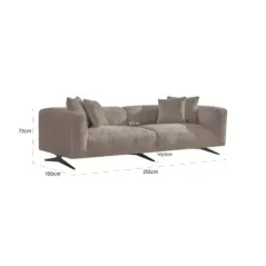 Sofa Hoxton 3-osobowa (Be Lovely 170 Beż) - Richmond