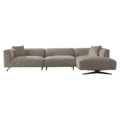 Sofa Hoxton 3-osobowa + szezlong prawy (Be Lovely 170 Beżowy) - Richmond