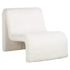 Fotel wypoczynkowy Kelly piękny biały (Be Lovely 02 White) - Richmond