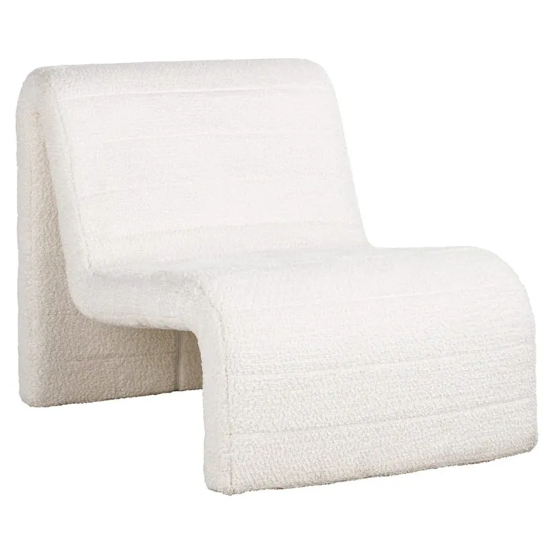 Fotel wypoczynkowy Kelly piękny biały (Be Lovely 02 White) - Richmond