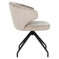 Krzesło obrotowe Milly khaki velvet (Quartz Khaki 903) - Richmond