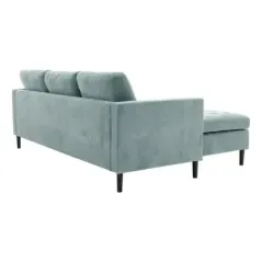 Invicta Sofa narożna STOCKHOLM aqua sztruks 220cm / 44151