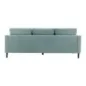 Invicta Sofa narożna STOCKHOLM aqua sztruks 220cm / 44151 Invicta Sofa narożna STOCKHOLM aqua sztruks 220cm / 44151