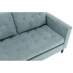 Invicta Sofa narożna STOCKHOLM aqua sztruks 220cm / 44151
