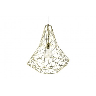 Lampa wisząca CAGE L złota / 39321