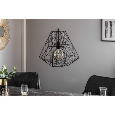 Lampa wisząca CAGE S czarna / 39317