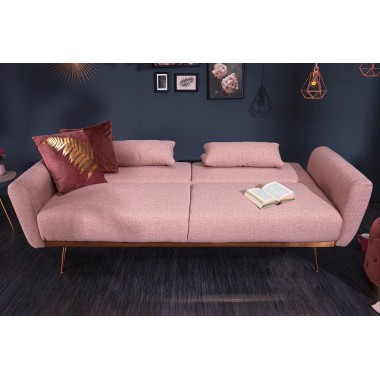 BELLEZZA sofa rozkładana 208 cm altrosa Struktur / 39913