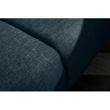 BELLEZZA sofa rozkładana 208 cm niebieska Struktur / 40025