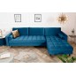 Narożnik COZY VELVET II granatowy aksamit  260cm / 39847