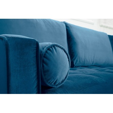 Narożnik Sofa narożna COZY VELVET II 260 cm granatowy aksamit / 39847