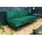 Invicta Sofa PETIT BEAUTE rozkładana szmaragdowa zieleń 180cm / 40027