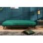 Invicta Sofa PETIT BEAUTE rozkładana szmaragdowa zieleń 180cm / 40027