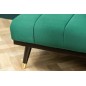 Invicta Sofa PETIT BEAUTE rozkładana szmaragdowa zieleń 180cm / 40027