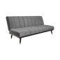 Invicta Sofa PETIT BEAUTE rozkładana szara 180cm / 40028