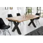 Iron Craft Stół do jadalni naturalne Mango 200cm / 6540013