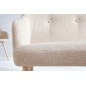 Invicta Sofa Scandinavia z podłokietnikiem w kolorze naturalnym / 37927