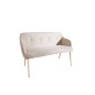 Invicta Sofa Scandinavia z podłokietnikiem w kolorze naturalnym / 37927