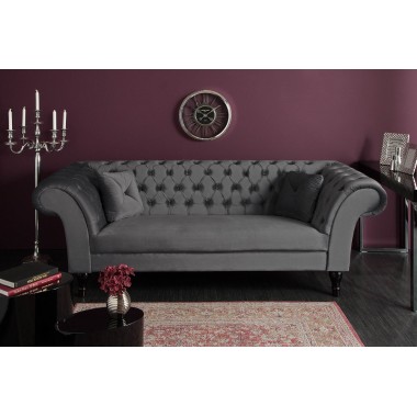 CHESTERFIELD PARIS II Sofa 230cm  szara  38218