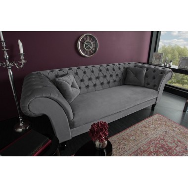 CHESTERFIELD PARIS II Sofa 230cm  szara  38218